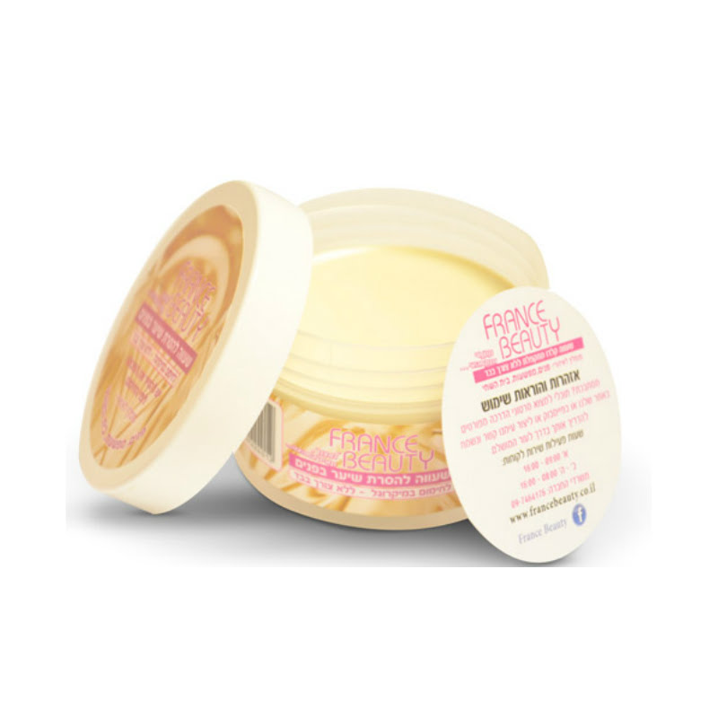 פראנס ביוטי שעווה לבנה מתקלפת למיקרוגל 70 גר