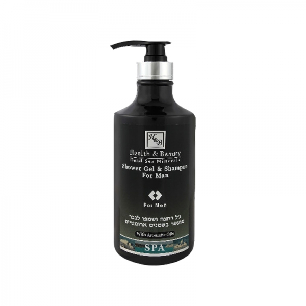 הלת אנד ביוטי  ג'ל רחצה ושמפו לגבר