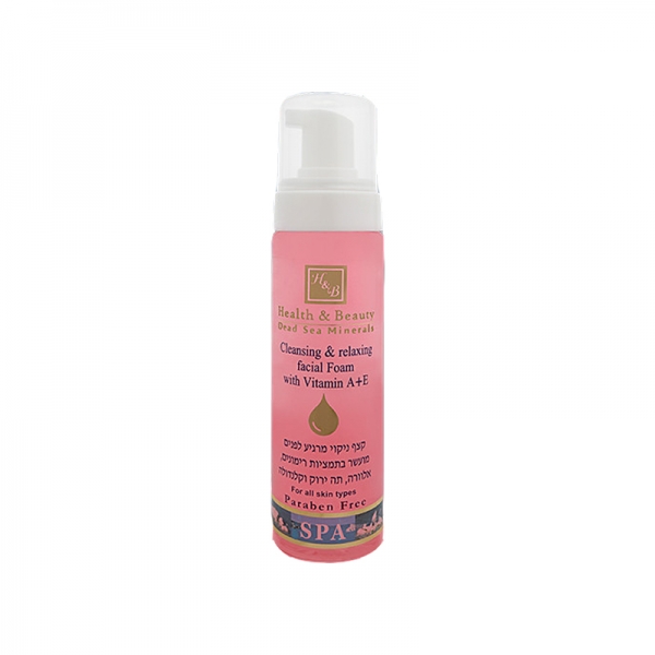 הלת אנד ביוטי קצף ניקוי מרגיע לפנים